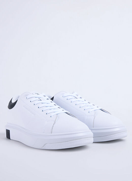 Armani Exchange Beyaz Erkek Deri Sneaker XUX123 2
