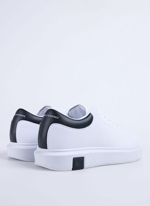 Armani Exchange Beyaz Erkek Deri Sneaker XUX123 3