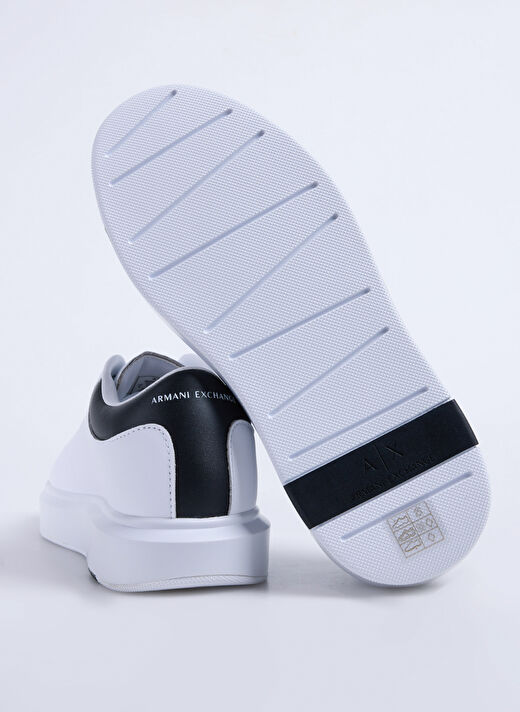 Armani Exchange Beyaz Erkek Deri Sneaker XUX123 4
