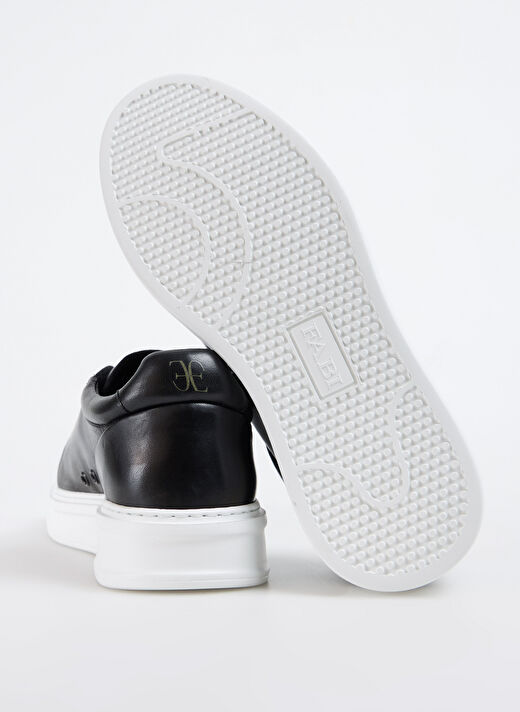 Fabi Siyah Erkek Deri Sneaker FU1325.A00ZIPNBA900 4