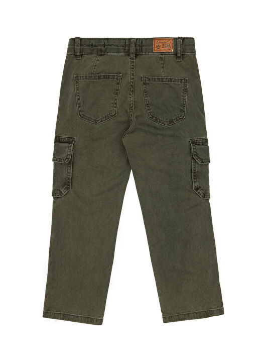 U.S. Polo Assn. Yeşil Erkek Çocuk Düz Denim Pantolon MARTIN 2