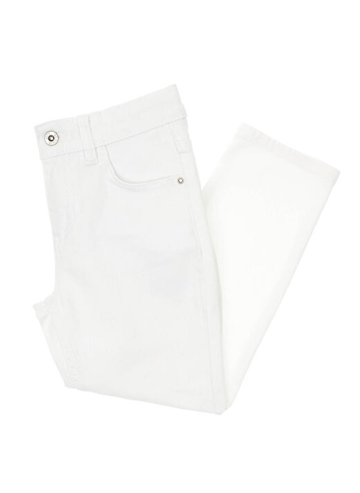 U.S. Polo Assn. Beyaz Erkek Çocuk Denim Pantolon DAVID 1