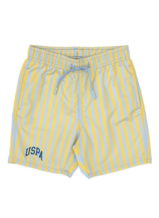 U.S. Polo Assn. Sarı Erkek Çocuk Şort Mayo OLIVE-KIDS 1