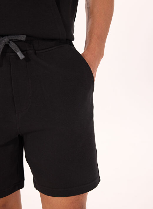 Gmg Fırenze Siyah Erkek Regular Fit Şort GU25MSS09020 4