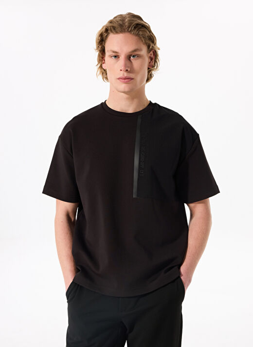 Gmg Fırenze Siyah Erkek Oversize T-Shirt ZR25MSS03050 3