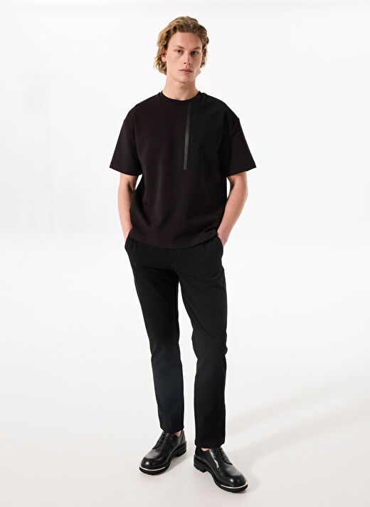 Gmg Fırenze Siyah Erkek Oversize T-Shirt ZR25MSS03050 4