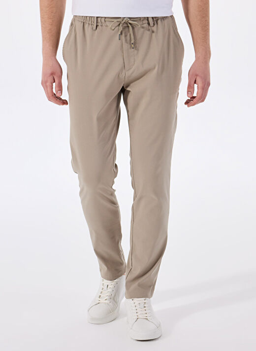 Gmg Fırenze Bej Erkek Jogger Pantolon GU25MSS01010 2