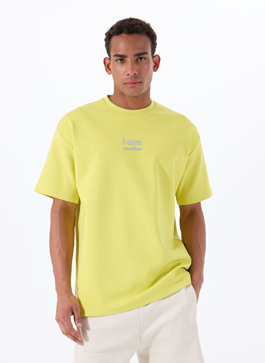 Gmg Fırenze Sarı Erkek Oversize T-Shirt GU25MSS03028 3