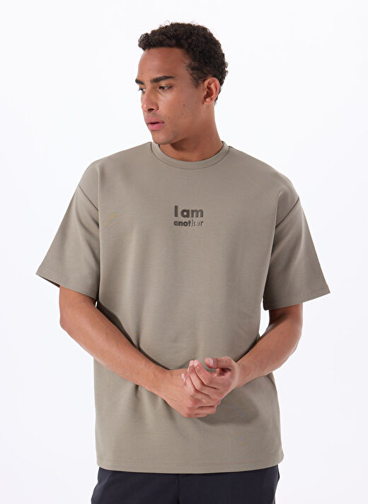 Gmg Fırenze Haki Erkek Oversize T-Shirt GU25MSS03028 1