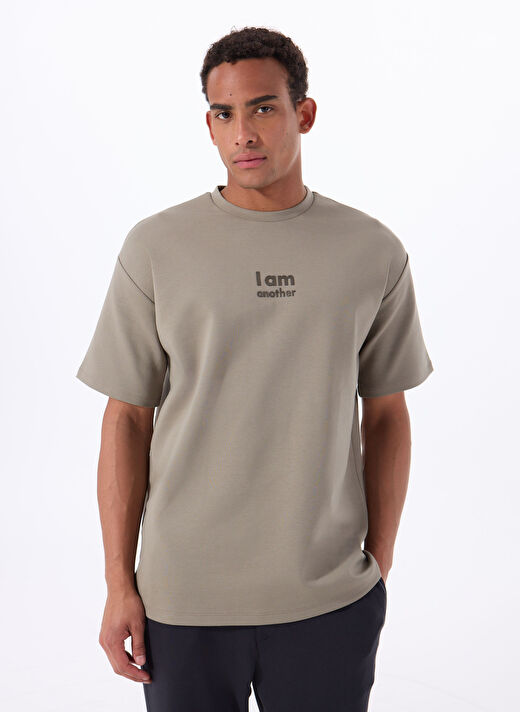 Gmg Fırenze Haki Erkek Oversize T-Shirt GU25MSS03028 3