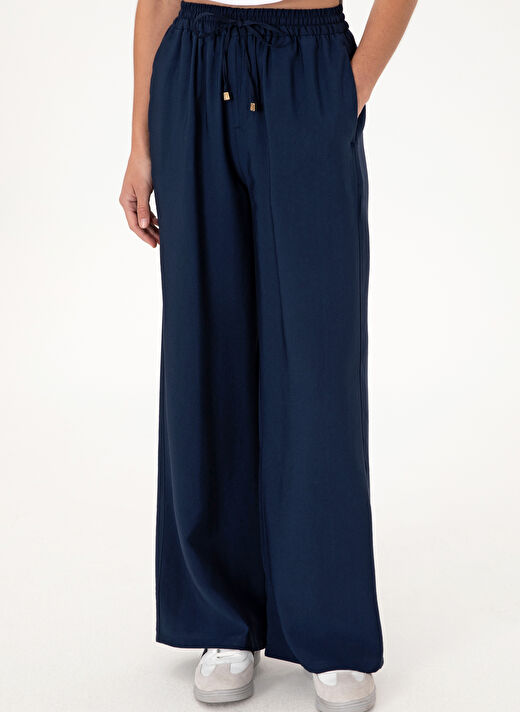 U.S. Polo Assn. Lacivert Kadın Loose Fit Pantolon ECOLE 2