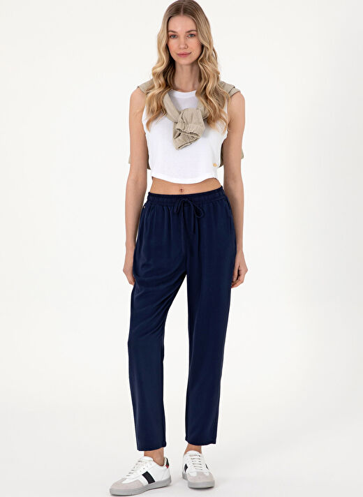 U.S. Polo Assn. Lacivert Kadın Harem Pantolon SHERY 1