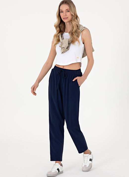 U.S. Polo Assn. Lacivert Kadın Harem Pantolon SHERY 3