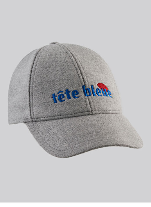 Tete Bleue Açık Gri Kadın Şapka ADEL WOOL BASEBALL CAP 1