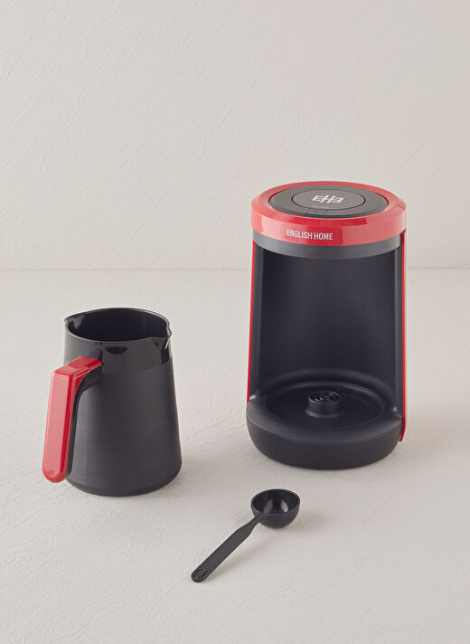 English Home TKM 6002 Çift Taşım Kırmızı Türk Kahve Makinesi 3