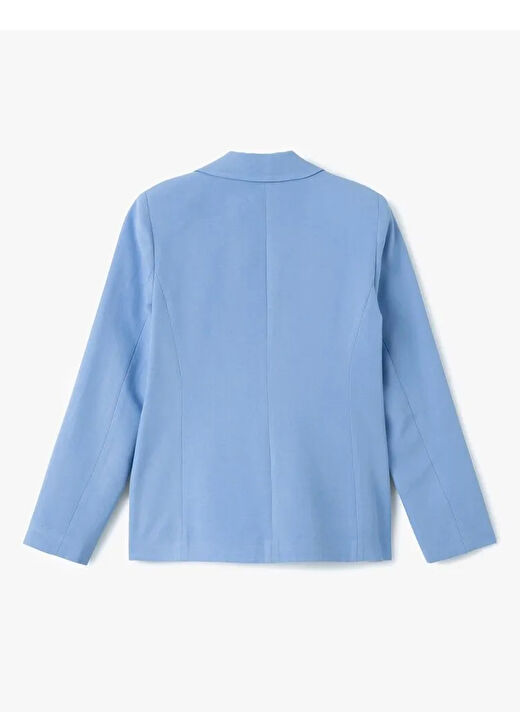 Koton Mavi Kadın Normal Blazer 5SAK50118UW 4