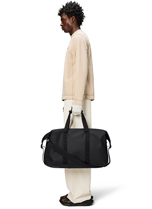 Rains Siyah Erkek 27x52x26 cm Duffle Bag HİLO WEEKEND BAG W3  4