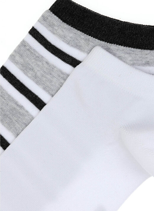 U.S. Polo Assn. Gri Erkek Çorap YOKO 2'LI PAKET 2