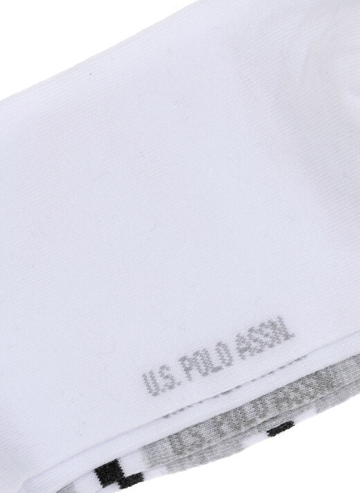 U.S. Polo Assn. Gri Erkek Çorap YOKO 2'LI PAKET 3