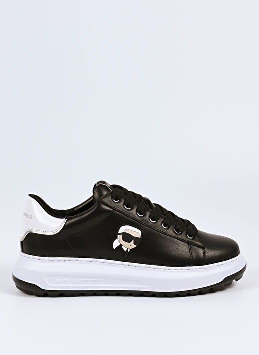 KARL LAGERFELD Siyah Erkek Sneaker KAPRI LUG Karl NFT Lo Lace  1