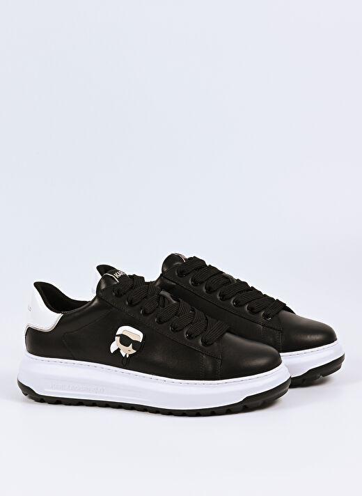 KARL LAGERFELD Siyah Erkek Sneaker KAPRI LUG Karl NFT Lo Lace  2