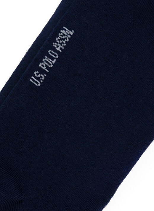 U.S. Polo Assn. Lacivert Erkek Çorap BAMBU TEKLI PAKET 3