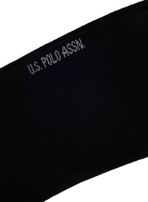 U.S. Polo Assn. Siyah Erkek Çorap BAMBU TEKLI PAKET 3