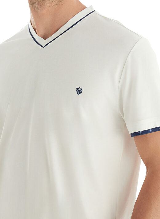 Blackspade Beyaz Erkek Normal Pijama Takımı 40712 3