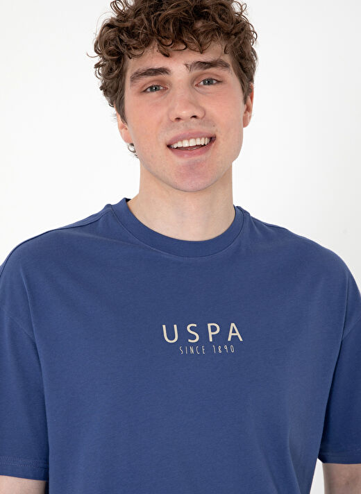 U.S. Polo Assn. Lacivert Erkek Oversize T-Shirt TERRAN 2