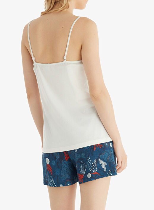 Blackspade Ekru Kadın Normal Düz Pijama Takımı 51848 4