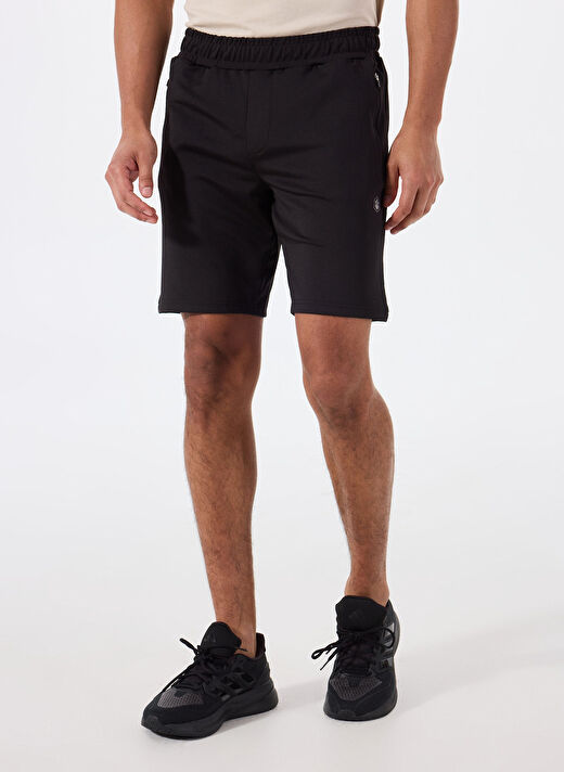 Lumberjack A10193948508010-MB CT101 PES SHORT Siyah Regular Fit Erkek Sweat Şort 3