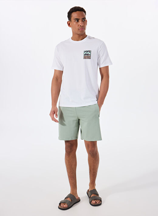 Lumberjack A10193948708010-MB CT103 PAM SHORT Haki Regular Fit Erkek Sweat Şort 1