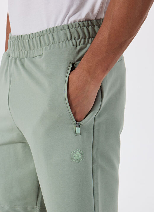 Lumberjack A10193948708010-MB CT103 PAM SHORT Haki Regular Fit Erkek Sweat Şort 2