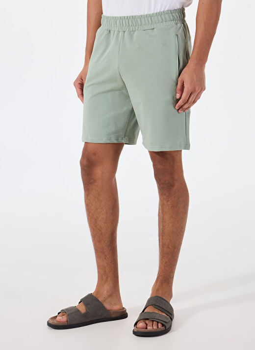 Lumberjack A10193948708010-MB CT103 PAM SHORT Haki Regular Fit Erkek Sweat Şort 4