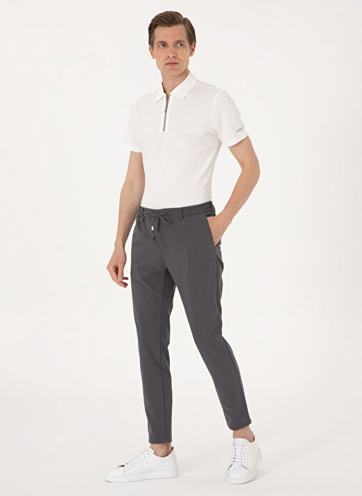 Pierre Cardin Antrasit Erkek Slim Fit Pantolon E19400/PB 1