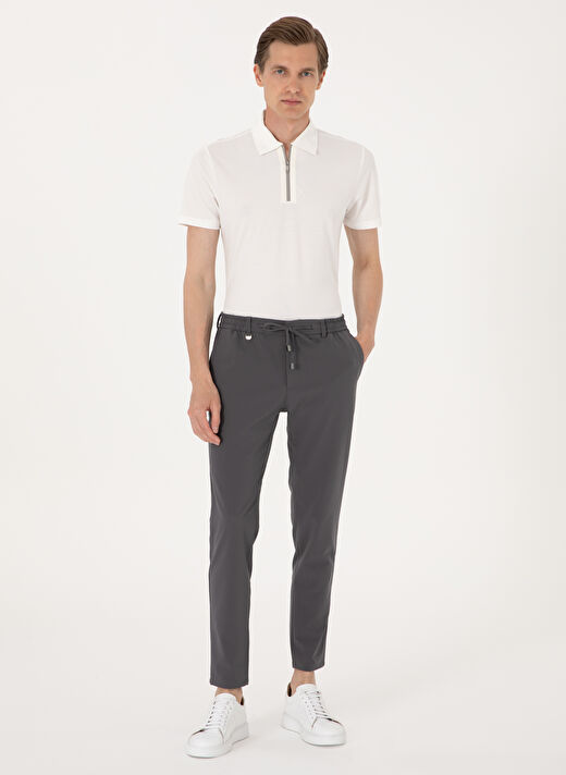 Pierre Cardin Antrasit Erkek Slim Fit Pantolon E19400/PB 3