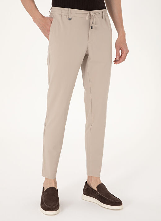 Pierre Cardin Bej Erkek Slim Fit Pantolon E19400/PB 2