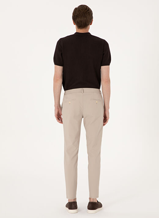 Pierre Cardin Bej Erkek Slim Fit Pantolon E19400/PB 4