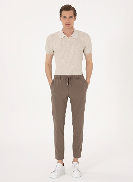 Pierre Cardin Vizon Erkek Slim Fit Pantolon E19400/PB 1