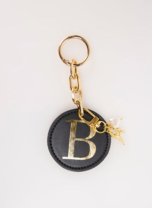 Happyme Siyah Çanta Aksesuar Yuvarlak Harfli Charm Hm 30 B 1