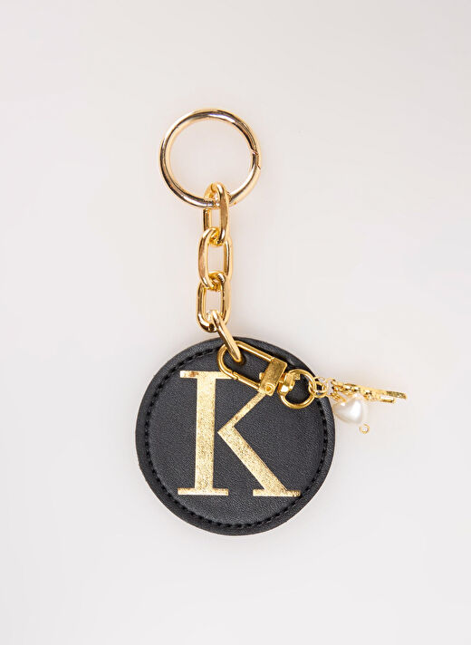 Happyme Siyah Çanta Aksesuar Yuvarlak Harfli Charm Hm 41 K 1