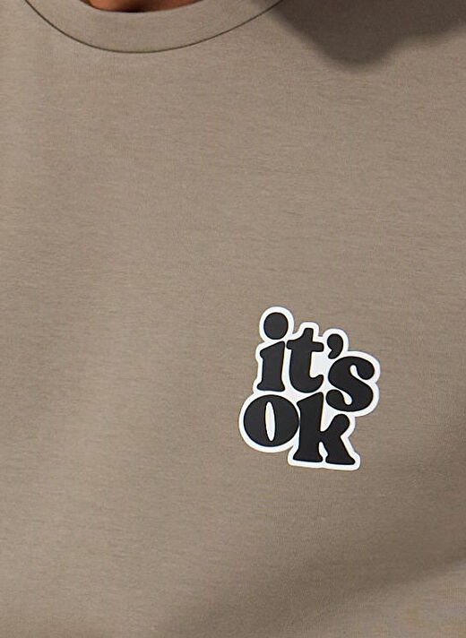 Gmg Fırenze Haki Erkek Oversize T-Shirt GU25MSS03016 4