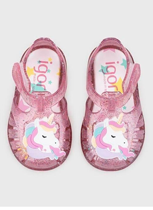 Igor Lila Unisex Bebek Sandalet S10341 TOBBY UNICORNIO 3