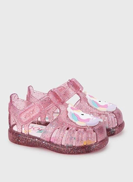 Igor Pembe Unisex Bebek Sandalet S10341 TOBBY UNICORNIO 2