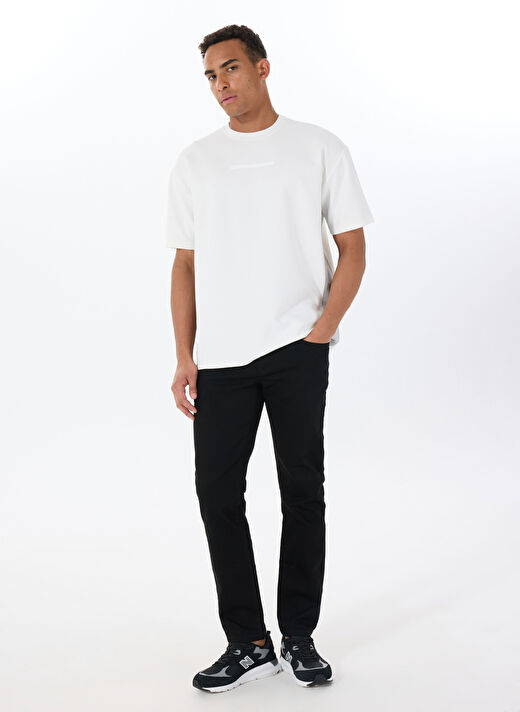 Gmg Fırenze Ekru Erkek Oversize T-Shirt GU25MSS03020 2