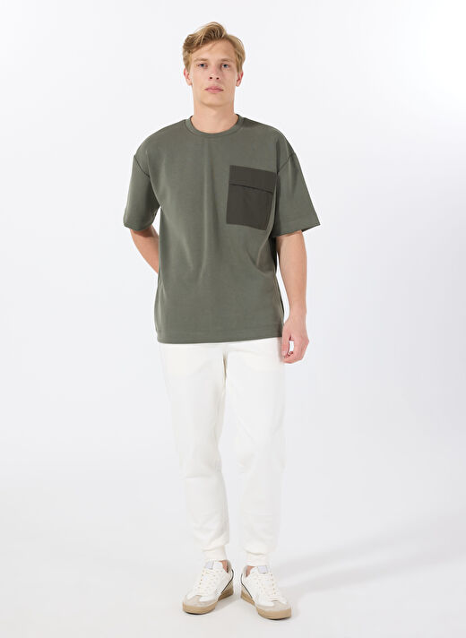 Gmg Fırenze Haki Erkek Regular Fit T-Shirt GU25MSS03009 2