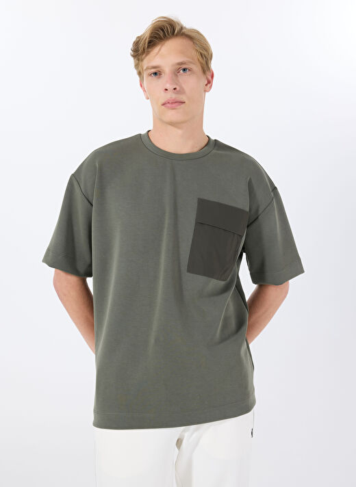 Gmg Fırenze Haki Erkek Regular Fit T-Shirt GU25MSS03009 3