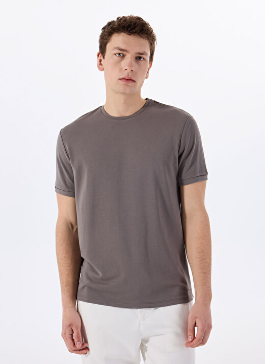 Gmg Fırenze Gri Erkek Slim Fit T-Shirt GU25MSS03014 2