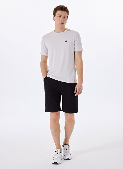 Gmg Fırenze Ekru Erkek Slim Fit T-Shirt GU25MSS03014 2