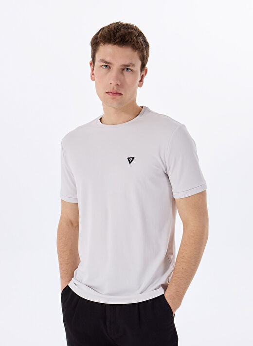 Gmg Fırenze Ekru Erkek Slim Fit T-Shirt GU25MSS03014 3